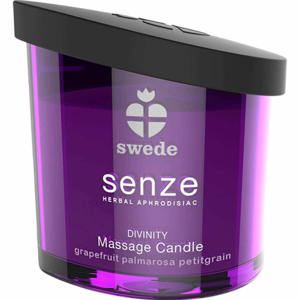 aloe vera günstig Kaufen-Swede - Senze Massage Candle Divinity 50 ml. Swede - Senze Massage Candle Divinity 50 ml <![CDATA[Soy Bean Oil, Coconut Oil, Shea Butter, Bees Wax, Candelilla Wax, Avocado Oil, Jojoba Oil, Aloe Vera Oil, E-vitamin, Grapefruit Oil, Palmarosa Oil, Petitgrai