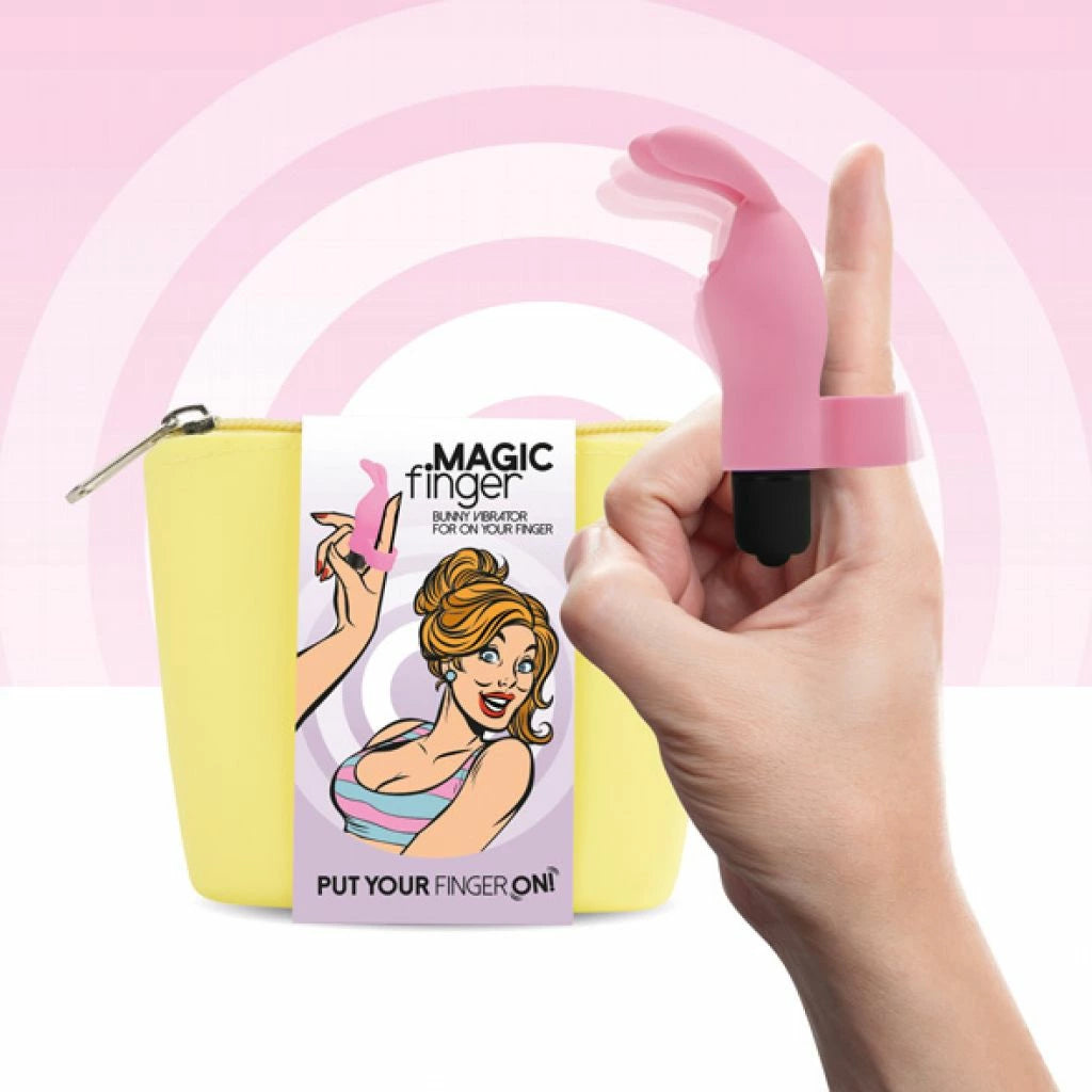 and the günstig Kaufen-FeelzToys - Magic Finger Pink. FeelzToys - Magic Finger Pink <![CDATA[Transform your fingers into a playful vibrator! This Feelztoys vibrator is worn on the finger, so you can easily caress and tease your body or your partner's body. You have complete fre