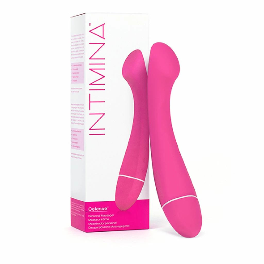 Power Loc günstig Kaufen-Intimina - Celesse. Intimina - Celesse <![CDATA[Celesse is a personal massager with a smooth flattened tip, specially designed for focused internal stimulation. Intuitively controlled with a lockable, 3-button interface, the powerful vibrations are whispe