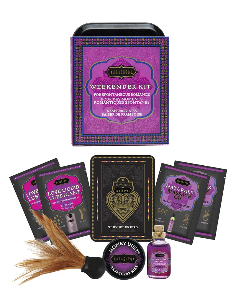 Man at günstig Kaufen-Kama Sutra - Weekender Kit - Raspberry Kiss. Kama Sutra - Weekender Kit - Raspberry Kiss <![CDATA[The all new Weekender Kit is here! Be ready for spontaneous romance with these petite sensual Kama Sutra luxuries. Perfect portions fit comfortably in a pock
