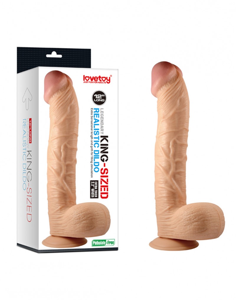 You Do günstig Kaufen-King-Sized Legendary Realistic Dildo 12". King-Sized Legendary Realistic Dildo 12" <![CDATA[Explore every inch of legendary king sized realistic dildo from LoveToy. Satisfy yourself with every vein, curve and bulge of this giant replica that looks