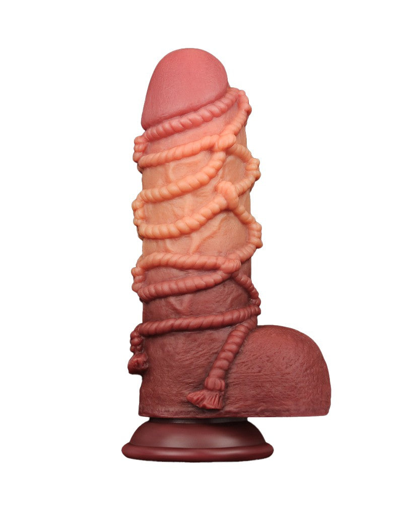 Dildo günstig Kaufen-LoveToy - Extremer Dildo mit Seilmotiv 24 cm - Braun & Nude. LoveToy - Extremer Dildo mit Seilmotiv 24 cm - Braun & Nude <![CDATA[LoveToy - Extremer Dildo mit Seilmotiv 24 cm - Braun & Nude. Bereit, Dein Liebesleben auf das nächste Level zu heben