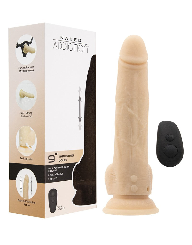 Where I günstig Kaufen-Naked Addiction Thrusting Dong. Naked Addiction Thrusting Dong <![CDATA[Introducing the Naked Addiction™ collection. With IncrediFeel™ technology, this superior silicone has an ultra realistic feel. Unbelievably soft to the touch, yet firm where neede
