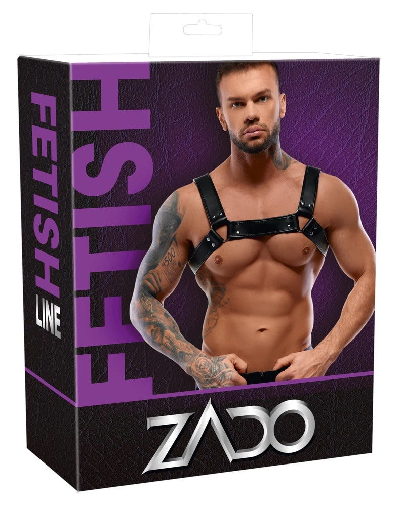Adjustable Padded günstig Kaufen-Leather Chest Harness. Leather Chest Harness <![CDATA[For real guys!. Adjustable harness made out of sturdy leather. Unpadded, wonderfully masculine and can be worn with various outfits.. Split leather (cow, chrome-free tanned), metal.]]>. 