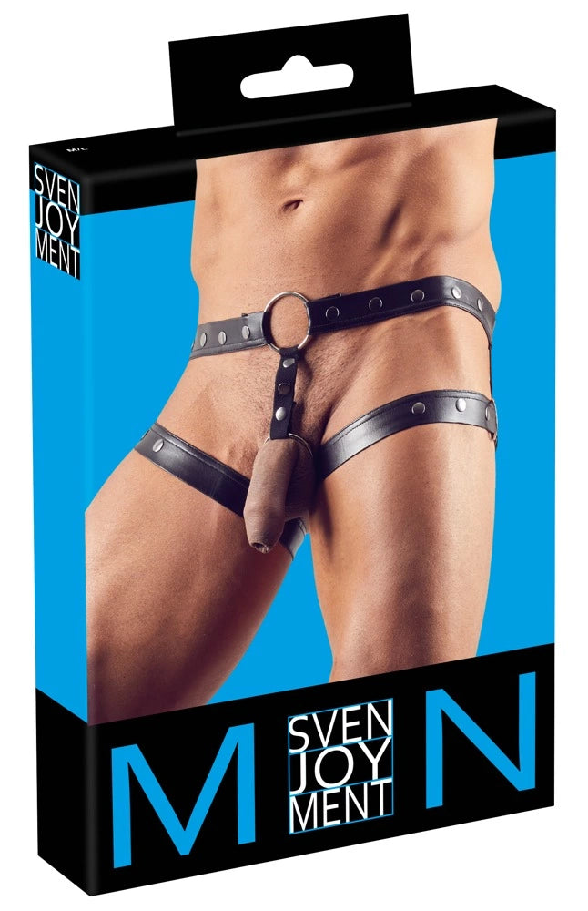 Ring,S925 günstig Kaufen-Men´s Belt M-L. Men´s Belt M-L <![CDATA[Puts a man's best asset in the limelight!. Hip belt in a matte look with stretchy thigh straps. With D-rings at the sides and a cock ring on a strap. The straps can be adjusted with press studs.. 92% polye