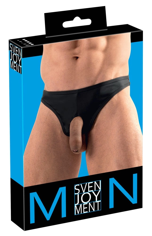 With love günstig Kaufen-Men's String M. Men's String M <![CDATA[For guys who love to show off what they've got!. Showmaster string from Svenjoyment with holes for the penis and testicles. The beautiful stretchy material is made out of trendy matte look material and is extremely 