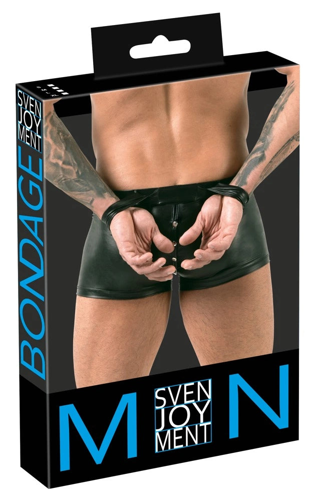 it Mean günstig Kaufen-Men's Pants S. Men's Pants S <![CDATA[An exclusive and capitative design!. Black pants from Svenjoyment Bondage made out of beautiful matte look. Tight-fitting but stretchy which means that they are extremely comfortable to wear. With a row of press studs