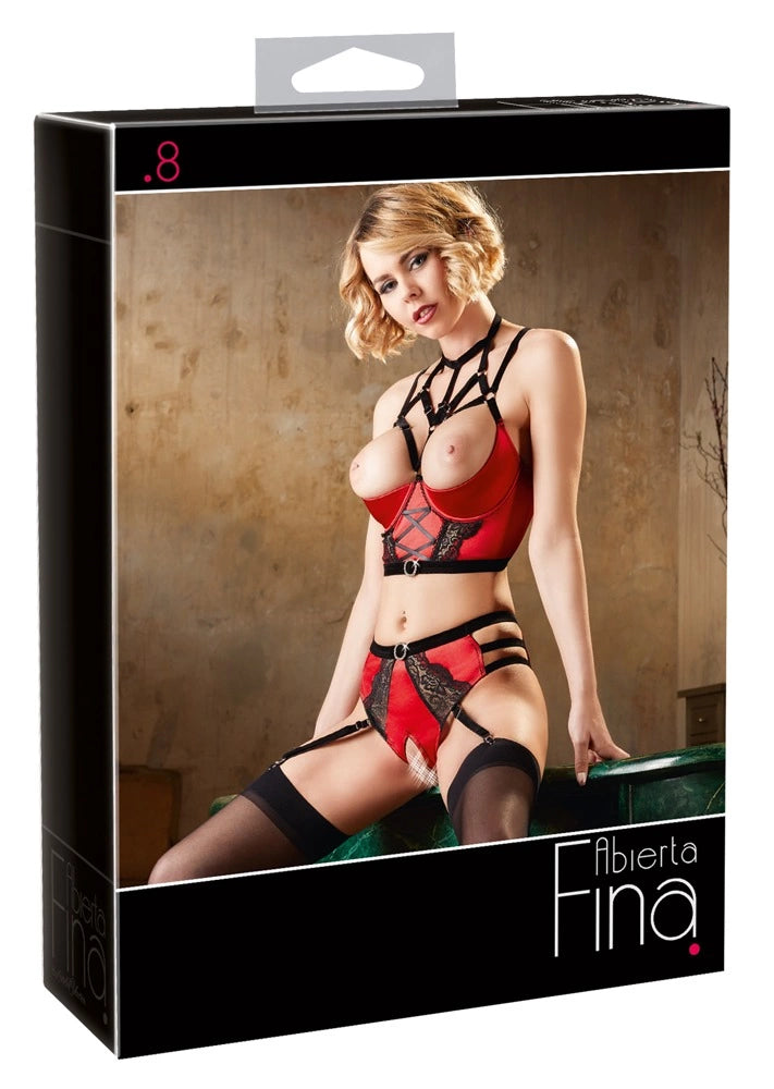 Adjustable Padded günstig Kaufen-Shelf Bra Set red 75B/S. Shelf Bra Set red 75B/S <![CDATA[Fancy in every detail!. Sensual satin bustier with a slightly padded shelf bra, adjustable strap details and an adjustable collar. With semi-transparent lace inserts and decorative lacing below the