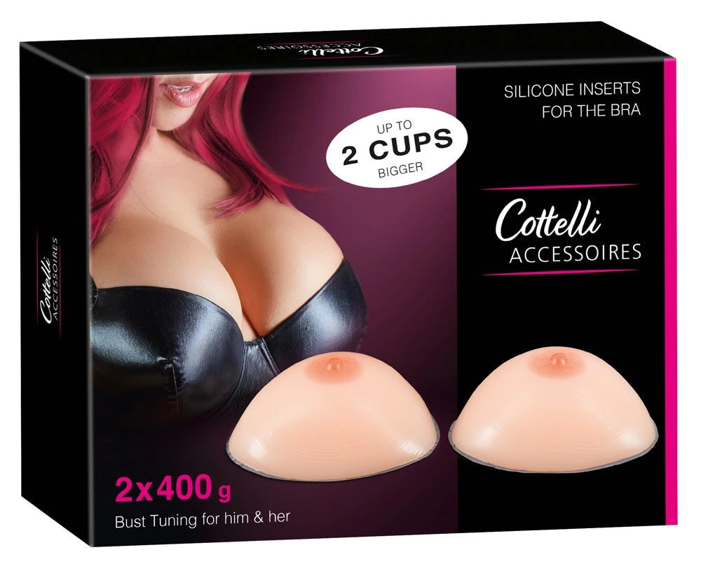 BIG ED günstig Kaufen-Silicone Breasts 400 g. Silicone Breasts 400 g <![CDATA[For bigger boobs in the blink of an eye!. These soft and smooth silicone pads create a seductively sexy cleavage in a matter of seconds. With an indentation at the back of the breasts for a perfect f