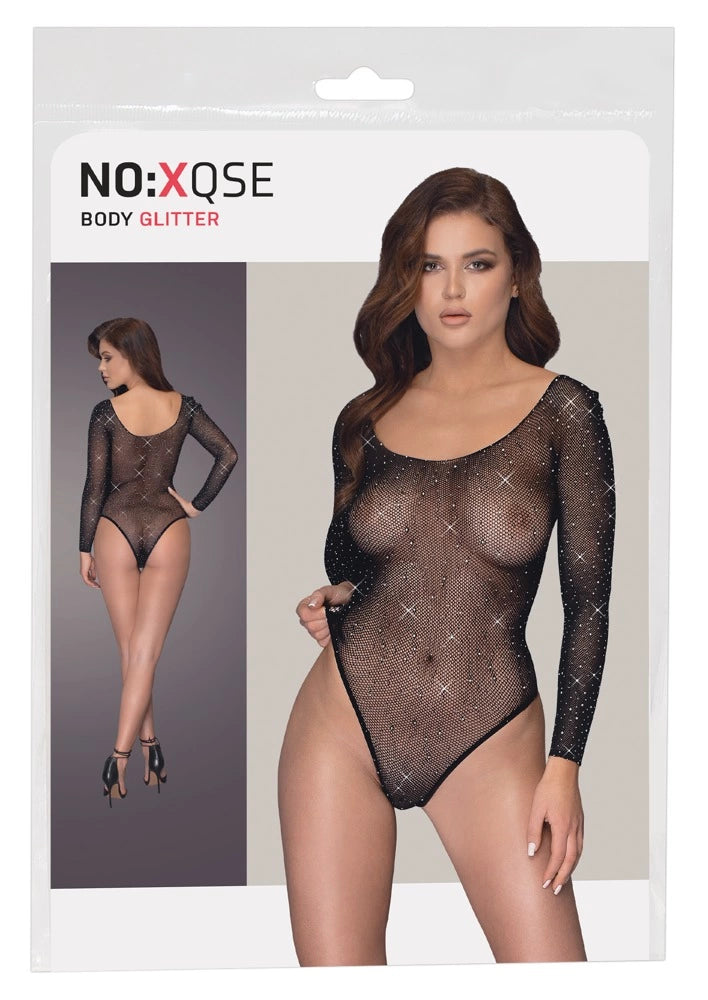 Sleeve Is günstig Kaufen-Body Glitter S?L. Body Glitter S?L <![CDATA[Eye-catching body!. Soft, long sleeve body made out of very stretchy net. The body is covered in sparkly gems that are in various sizes. The cuffs and neckline are strengthened. There are stretchy straps integra