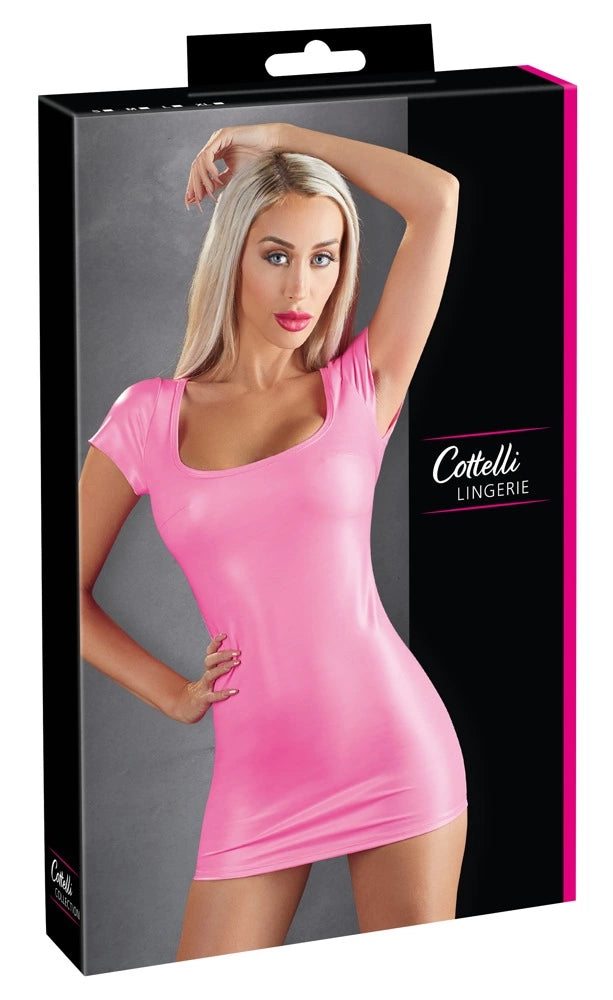 SE WH günstig Kaufen-Dress hot pink XL. Dress hot pink XL <![CDATA[Sexy, figure-flattering dress!. This dress is in a trendy colour and clings to the feminine curves perfectly, thanks to its stretchy material.. The wide neckline offers exciting glimpses of what is hidden unde