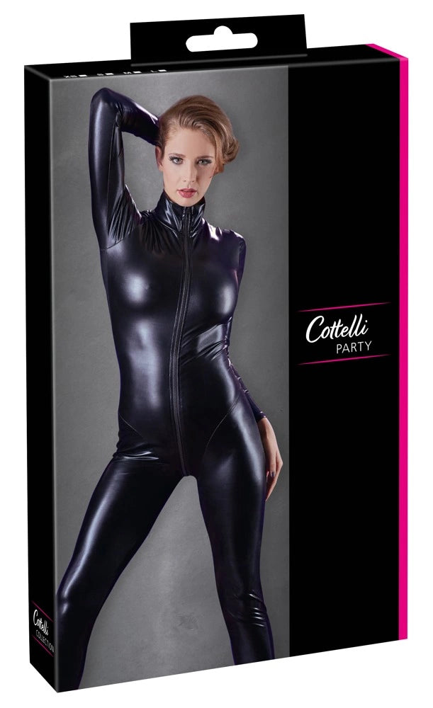 ck Black günstig Kaufen-Jumpsuit with Long Sleeves L. Jumpsuit with Long Sleeves L <![CDATA[Fits like a second skin!. This black jumpsuit has long sleeves and legs, a stand-up collar and it also covers her entire body, however that doesn´t mean that it´s not a sexy outfit.. Th