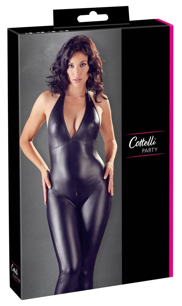 er Set günstig Kaufen-Jumpsuit matte M. Jumpsuit matte M <![CDATA[For parties and private fun!. This hot jumpsuit is extremely eye-catching!. The stretchy material clings to the feminine curves, while the neckline shows off other assets. The 2-way zip over the crotch is perfec