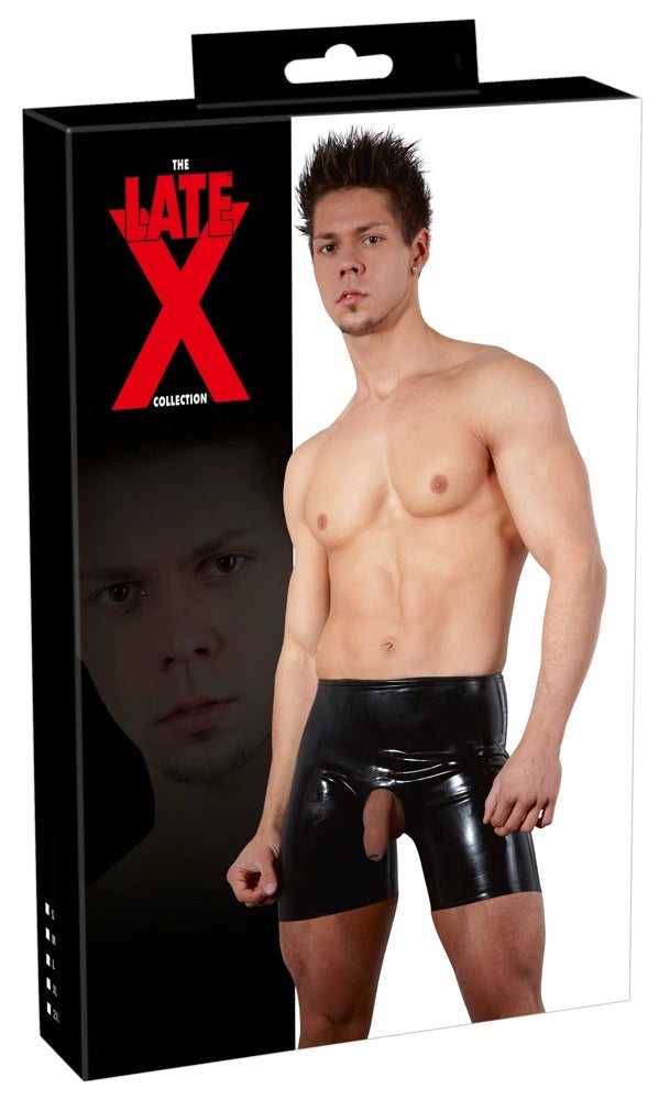 ck Black günstig Kaufen-Men's Latex Pants black M. Men's Latex Pants black M <![CDATA[A masculine eye-catcher!. Skin-tight pants with a showmaster opening for the penis and testicles. They are perfect for the wildest fantasies and a shiny gem for any fetish wardrobe.. Showmaster
