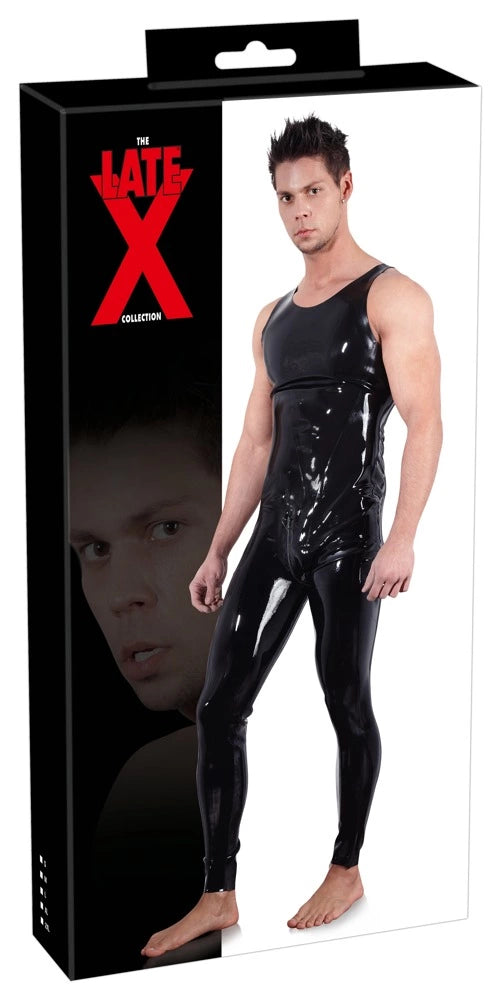 set for günstig Kaufen-Men's Latex Jumpsuit S. Men's Latex Jumpsuit S <![CDATA[Fits like a second skin!. Ski-tight jumpsuit with a zip over the crotch. It makes the assets the centre of attention and is also extremely comfortable to wear.. Latex. Made from natural rubber latex 