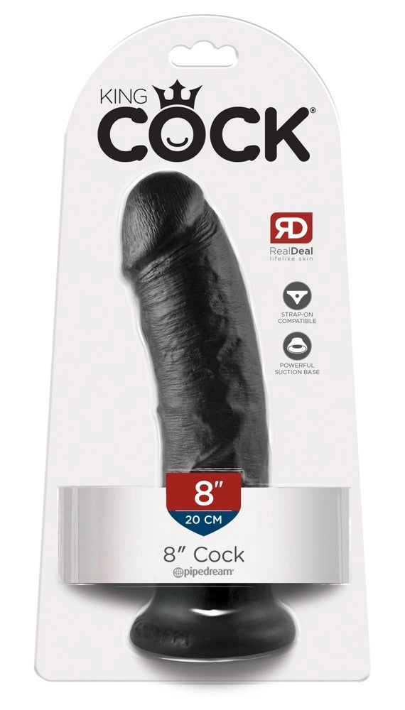 You Do günstig Kaufen-King Cock 8 inch Black. King Cock 8 inch Black <![CDATA[Irresistibly realistic!. This light brown dildo is in a realistic penis shape and has bulging glans and pronounced veins. Its curved shape means that it can provide spot-on stimulation for your pleas
