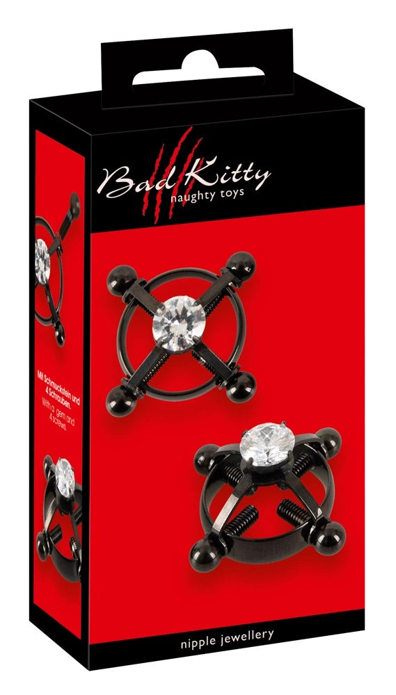 The sweet günstig Kaufen-Bad Kitty Nipple Jewellery bla. Bad Kitty Nipple Jewellery bla <![CDATA[Shiny, bittersweet nipple jewellery without piercing!. These two extremely lightweight nipple clamps Nipple Jewellery Shiny Star from Bad Kitty pinch the nipples and can be adjusted w