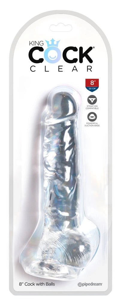 Ball Pro günstig Kaufen-KCC 8 Cock with Balls. KCC 8 Cock with Balls <![CDATA[A strapping, realistic dildo – of course!. Extremely realistic dildo with pronounced glans, veins and testicles. The suction cup makes hands-free pleasure possible. The dildo is also strap-on compati