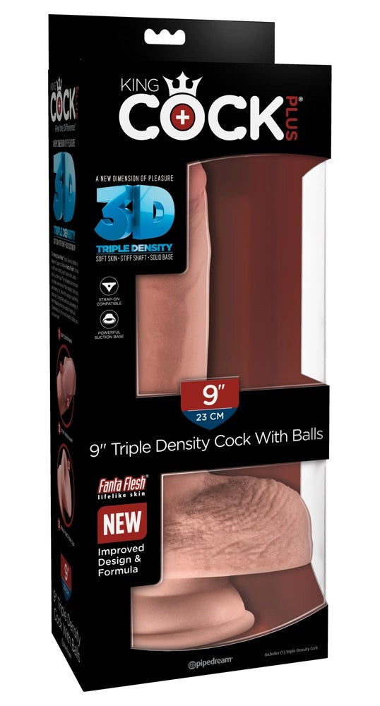 Pro Ace günstig Kaufen-KCP 9 TD Cock with Balls. KCP 9 TD Cock with Balls <![CDATA[Soft surface, hard core!. This realistic dildo has a hard core and an extremely soft surface. This means that it feels just like the real thing. The surface is also life-like because it has prono
