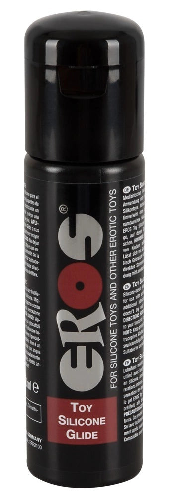 with R günstig Kaufen-EROS Toy Glide lubricant 100ml. EROS Toy Glide lubricant 100ml <![CDATA[Especially developed for silicone-made sex toys!. This lubricant combines all advantages of EROS silicone-based lubricants without damaging the surface of silicone sex toys. It is als