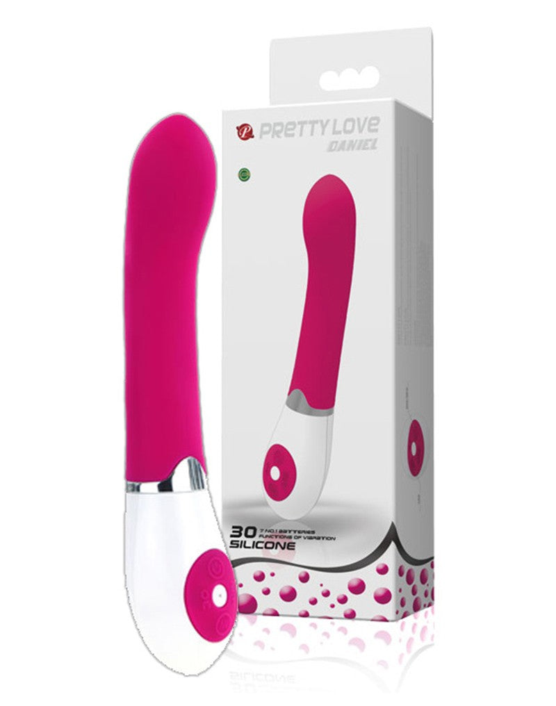 Silicone günstig Kaufen-Pretty Love - Daniel. Pretty Love - Daniel <![CDATA[This vibrator delivers incredibly pleasurable stimulation by com- bining ultra-intense vibrations with a cleverly curved design.Made from elite silicone with a polished plastic base, this vibrator is sm