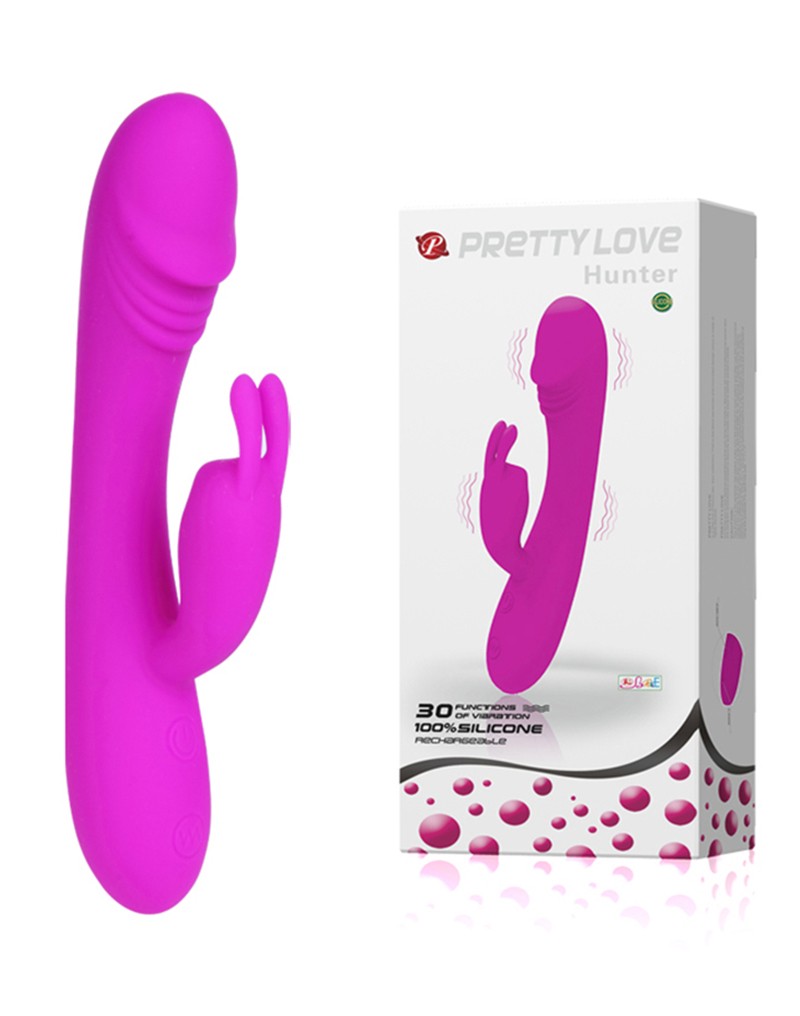 30 en  günstig Kaufen-Pretty Love - Hunter. Pretty Love - Hunter <![CDATA[Sleek, beautiful and rechargeable for endless fun, this silicone rechargeable rabbit is perfect for internal and external stimula- tion. With 30 vibrating functions you won't be short of options The curv