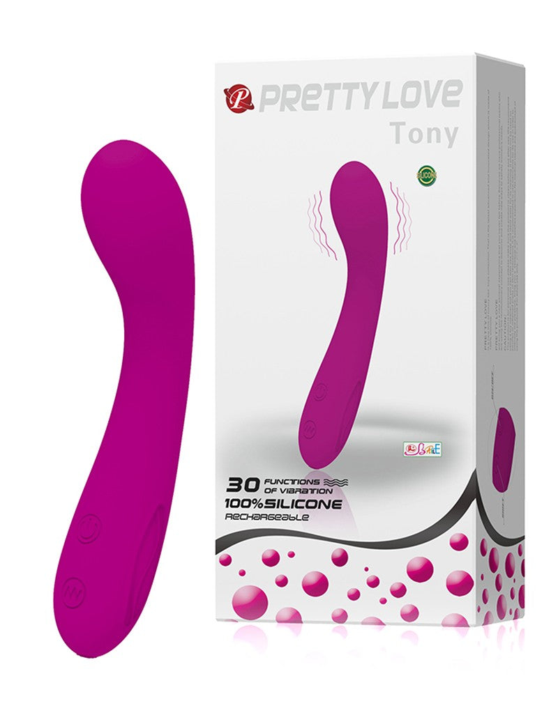 SL und günstig Kaufen-Pretty Love - Tony. Pretty Love - Tony <![CDATA[For a sleek and stylish vibrator that will keep you satisfied well into the night, try out this classic vibe from PRETTY LOVE.. This toy has a simple smooth shape and a slightly bulbous, rounded head for fur