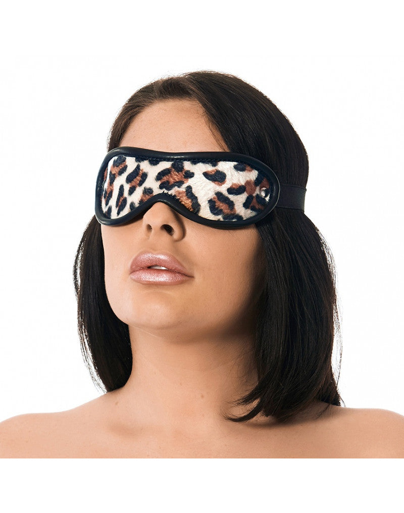 Leopard  günstig Kaufen-Rimba - Augenmaske. Rimba - Augenmaske <![CDATA[Rimba Leopard Augenmaske mit Gummizug auf der Rückseite. Aus weichem Material gefertigt.]]>. 