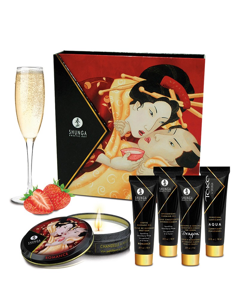 NATURE günstig Kaufen-Shunga - Geisha Secret Kit Sparkling Wine Strawberry. Shunga - Geisha Secret Kit Sparkling Wine Strawberry <![CDATA[Perfect for romantic getaways for lovers that are passionate about nature. Makes a great gift, or a good way to try out some Shunga product