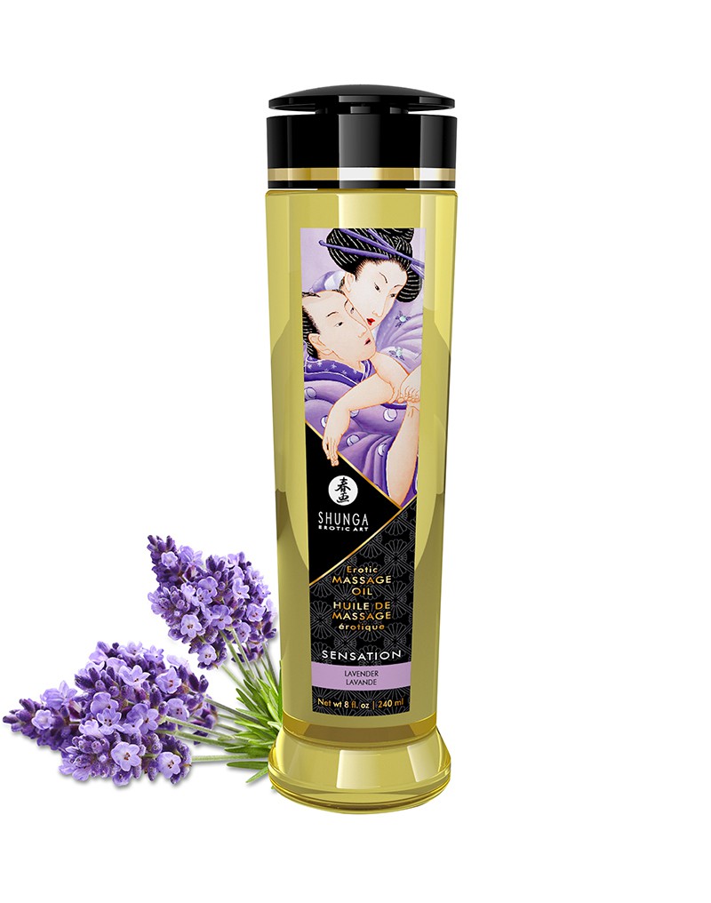 dieses günstig Kaufen-Shunga - Massage Öl - Sensation Lavender - 240 ml. Shunga - Massage Öl - Sensation Lavender - 240 ml <![CDATA[Shunga - Massage Öl - Sensation Lavender - 240 ml. Genießen Sie dank dieses Shunga-Massageöls eine wunderbare, sinnliche Massage. Al