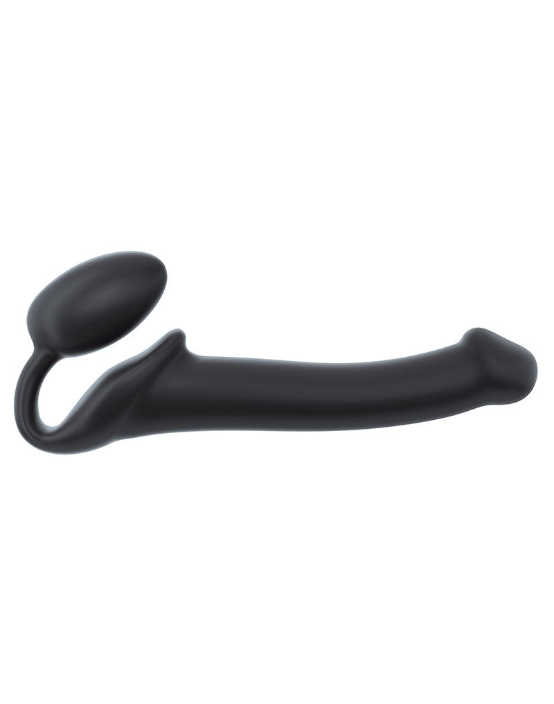 The EC günstig Kaufen-Strap-On-Me Dildo Black M. Strap-On-Me Dildo Black M <![CDATA[Silicone bendable strap-on dildo. With the bendable technology and Joint Shape Memory you can use and set the dildo in different positions. With extra G-spot and Clitoral stimulation. Available