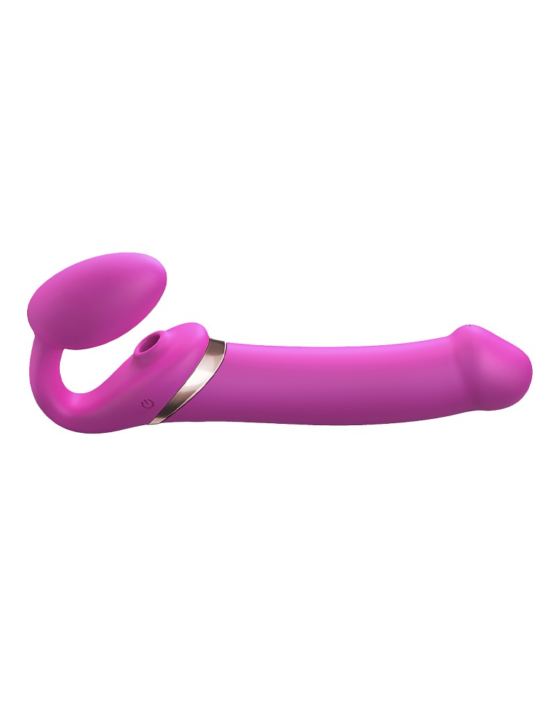 Strap On günstig Kaufen-Strap-On-Me - Multi Orgasm - Strap-On Vibrator mit Leckstimulator Größe XL - Rosa. Strap-On-Me - Multi Orgasm - Strap-On Vibrator mit Leckstimulator Größe XL - Rosa <![CDATA[Stell Dir vor, Du und Dein Partner seid in einem Moment völl