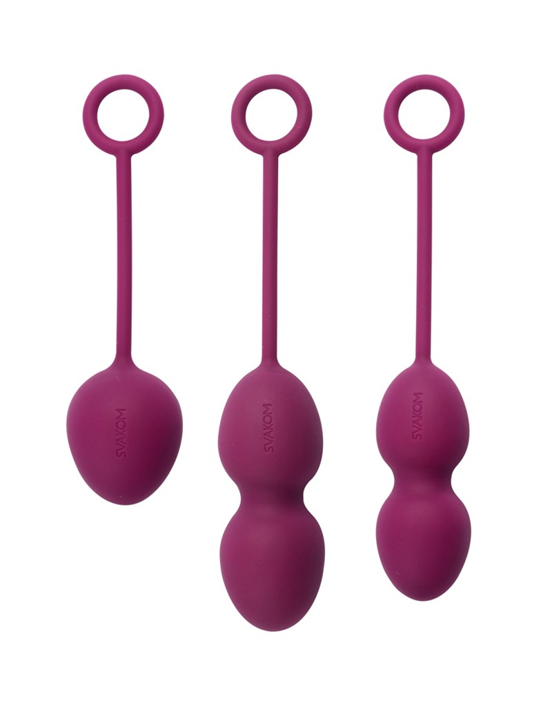 Gel de günstig Kaufen-Svakom - Nova Kegel Balls. Svakom - Nova Kegel Balls <![CDATA[Nova exercise balls are an expertly designed set of three different exercise balls to perform kegel ball exercises with. Each ball is equipped with a silicone string to easily take out the bal