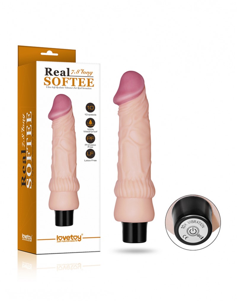 The of günstig Kaufen-Vibrating Real Softee 7.8" Realistic. Vibrating Real Softee 7.8" Realistic <![CDATA[This realistic vibrator is designed with attention to detail. It feels silky soft and with its impressive size it is specifically designed to give you the pleasure