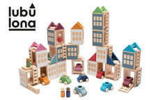 Lubulona building sets and toy vehicles