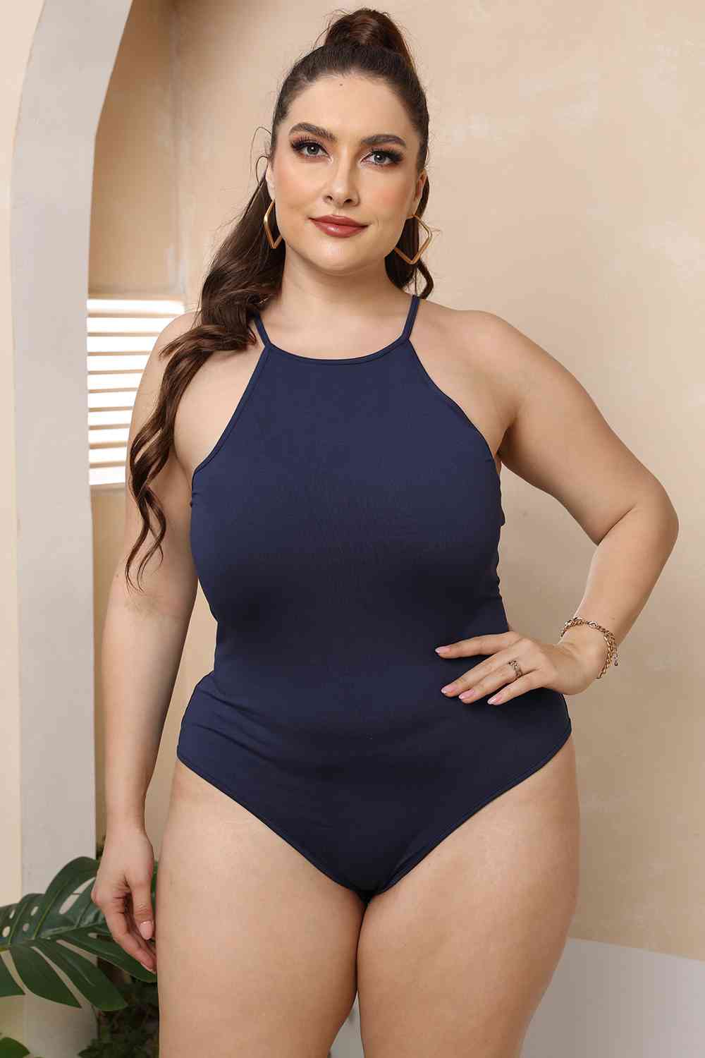 Reasha Halter Neck Bodysuit