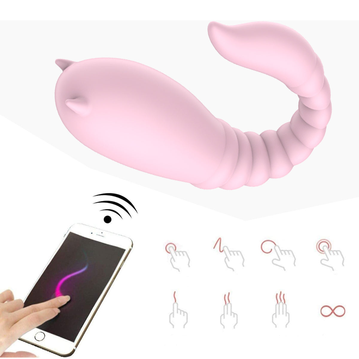 Lurevibe - Remote App Control Dildo