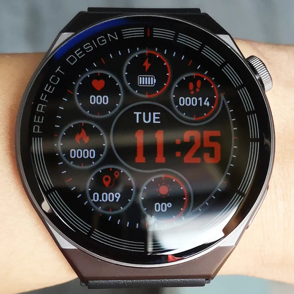 2023 New Smart Watch Men Android AT3 IP68 Waterproof NFC Smartwatch Wireless Charging Bluetooth Call Men Women Watch for Samsung