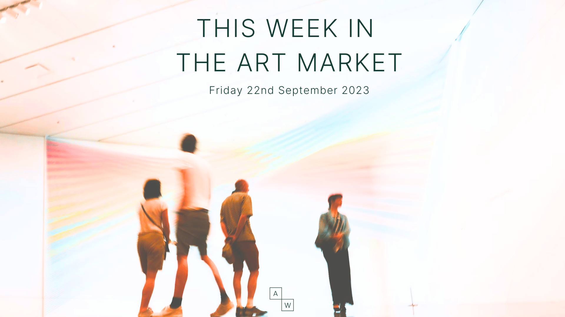 This Week in the Art Market – Friday 22nd September