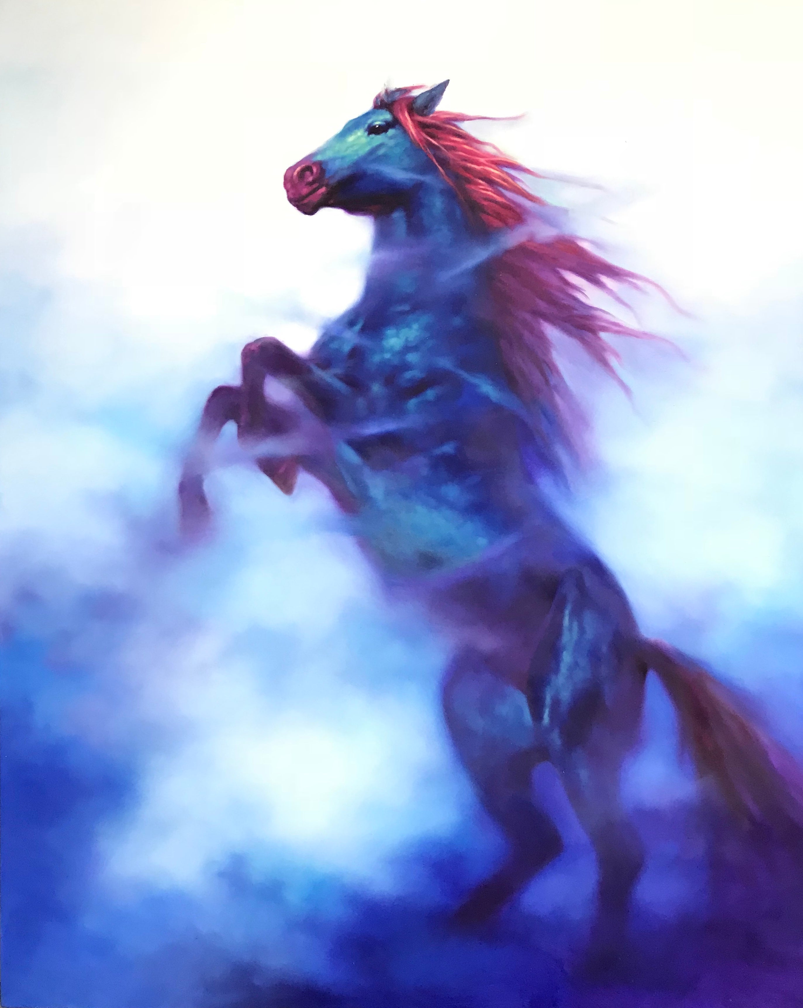 Blue Horse Beauty