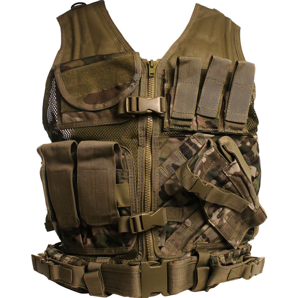 MultiCam (OCP) Cross Draw Tactical Vest ACU Army