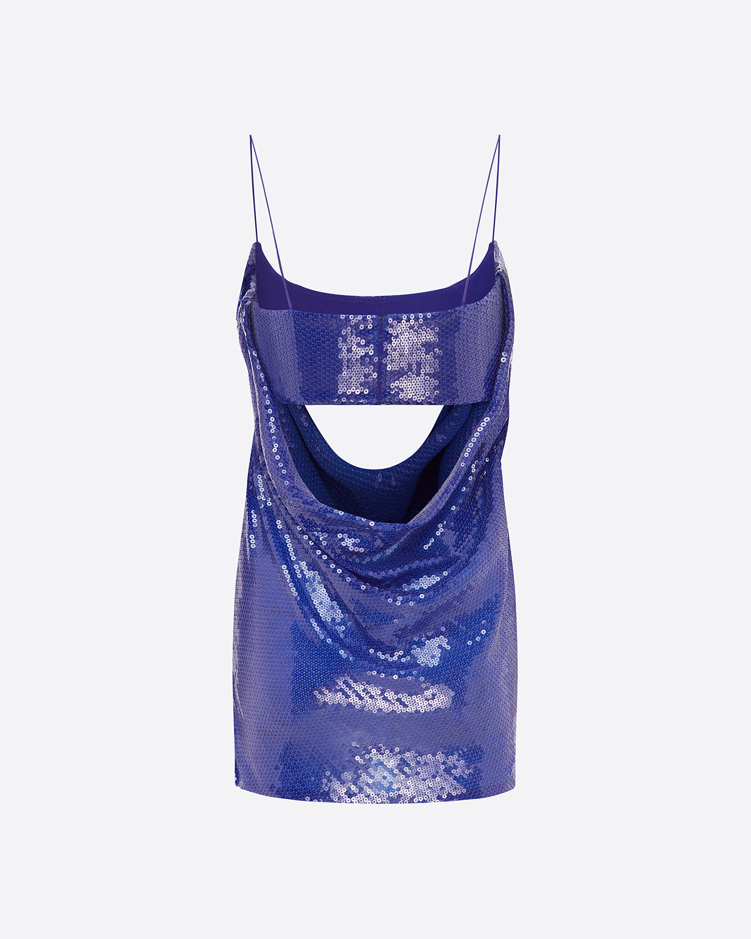 Draped Bralette Mini in Sequin