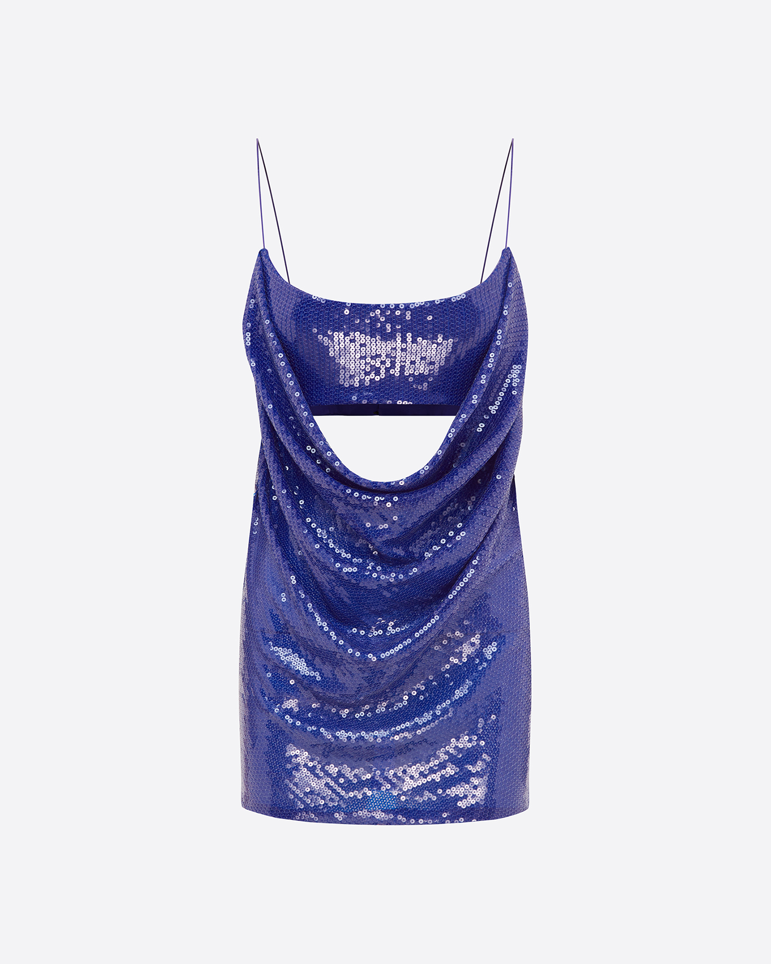 Draped Bralette Mini in Sequin