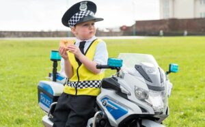 Kids Electric Police Bike