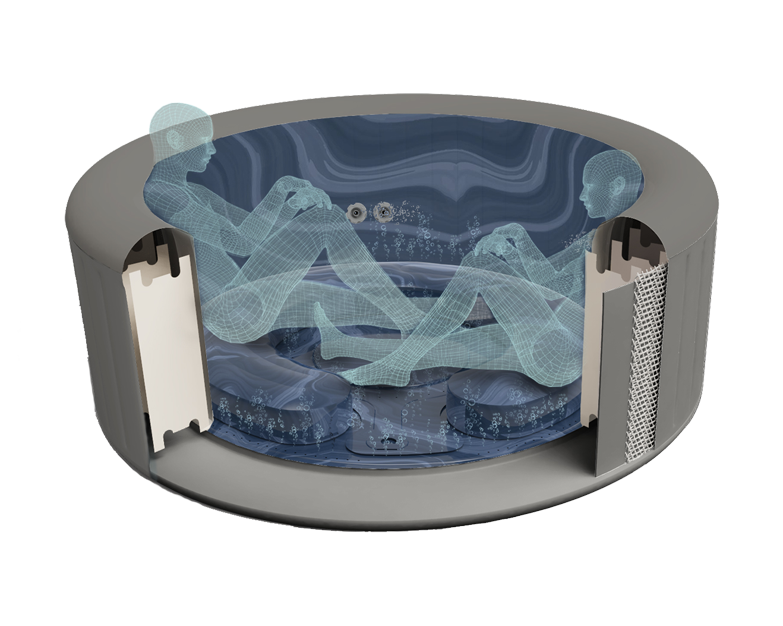 hot tub cross section