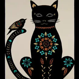 Art Print: Cat Tale - River Of Time Boutique