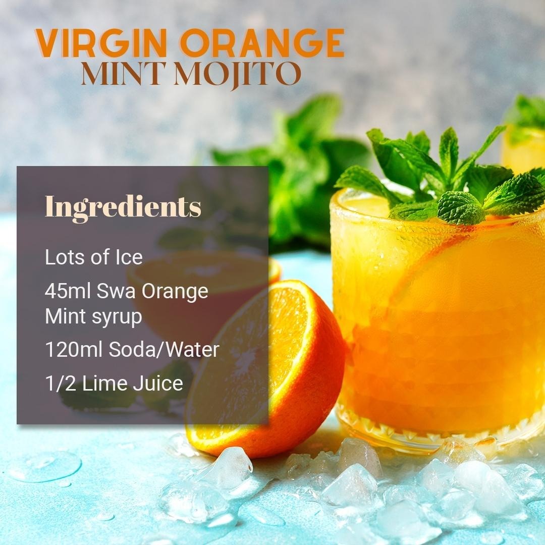 Virgin Orange Mint Mojito