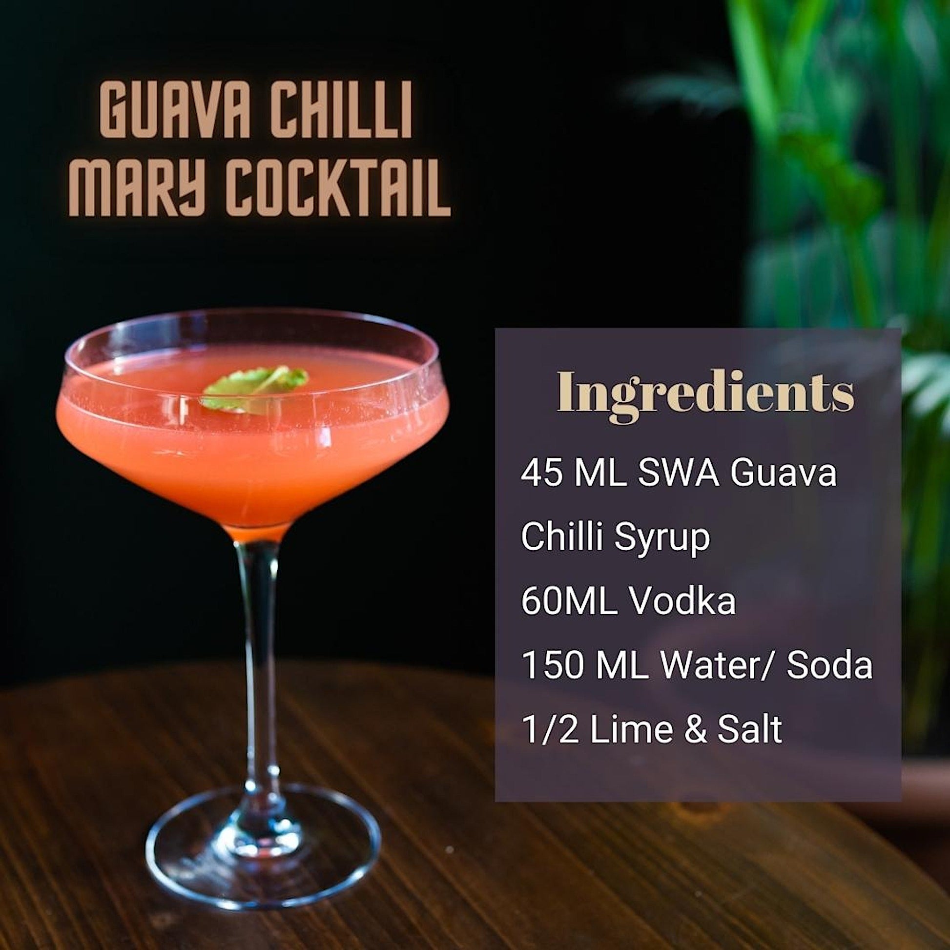 Guava Chilli Mary Cocktail