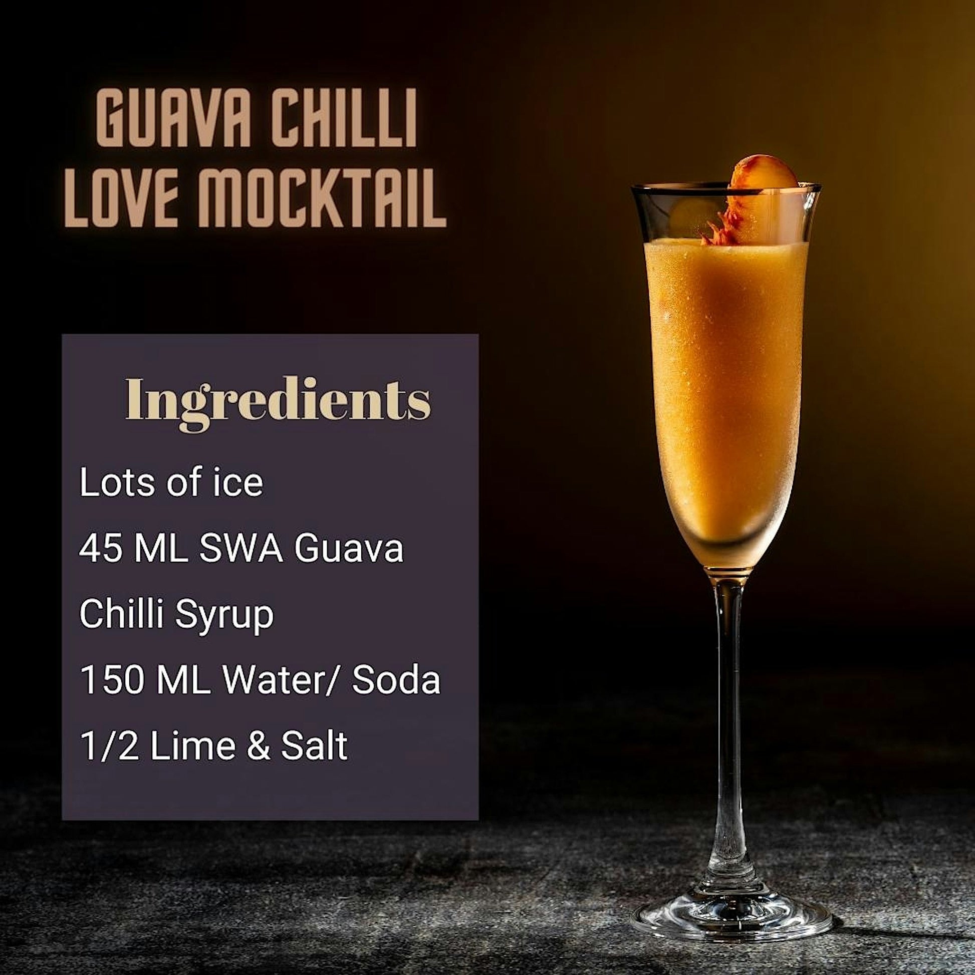 Guava Chilli Love Mocktail