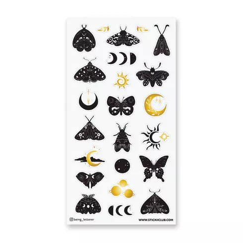 Sparkly Spooky Stickers, 2 Packs – Allport Editions